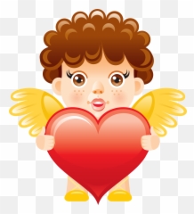 Free Angel Pictures - Clipartsco Angel With Heart Png Emoji,Gabriel Barbosa Emoticon Heart