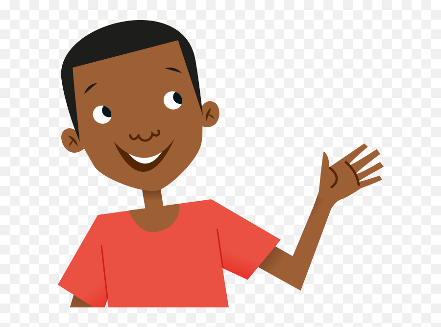 Country Clipart African Child - Kid Waving Hello Clipart Emoji,Mimi Emojis Drawings