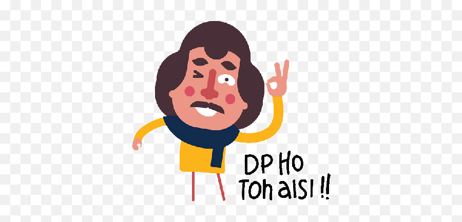 Dp Ho To Aisi Animation Bad Attitude Quotes Stickers - Dp Ho To Aisi Emoji,Popcorn Emoji Gif