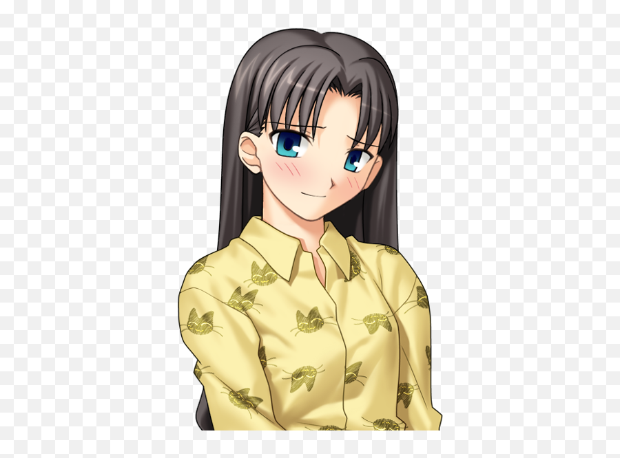 Tohsaka Rin Pure Maiden - 4chanarchives A 4chan Archive Emoji,How Do You Type A Smug Emoticon