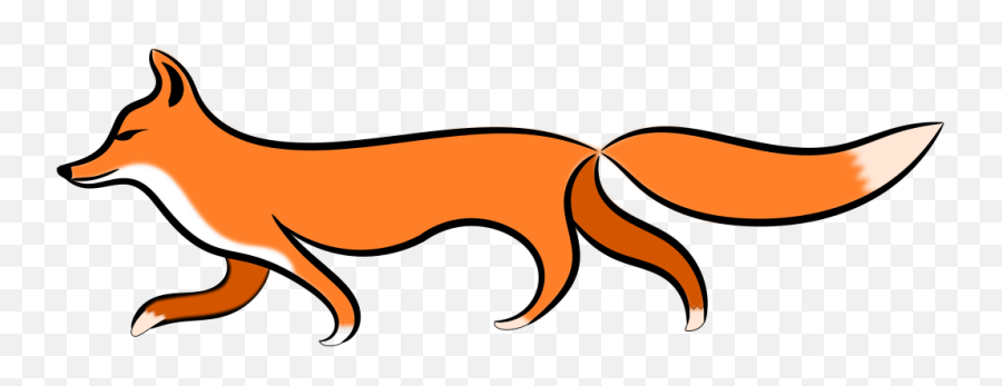 Running Red Fox Clip Art Image - Clipsafari Emoji,Old Runner Emoji