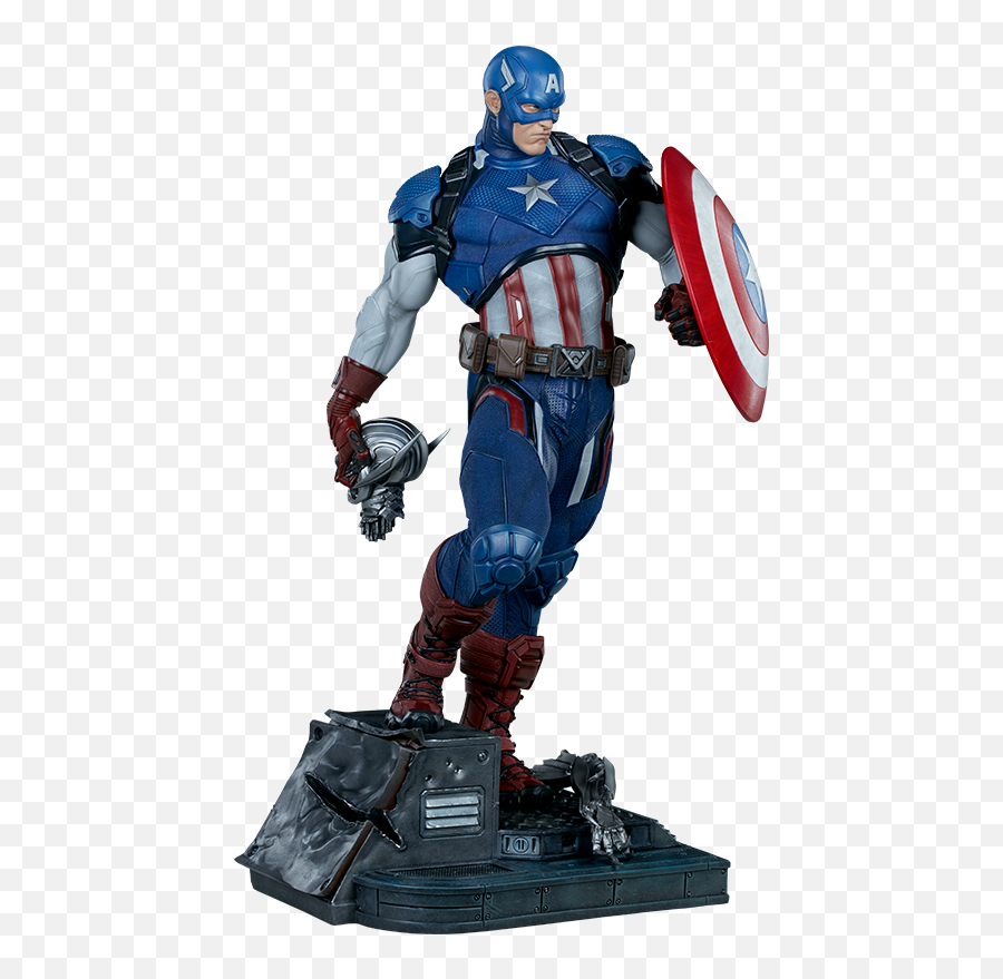 Captain America Premium Format Figure Emoji,Captain Marvel Has No Emotion