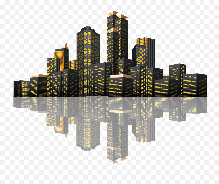 Download Building City Reflection Complex Late Euclidean Emoji,Vector Admin Watching You Emoticon