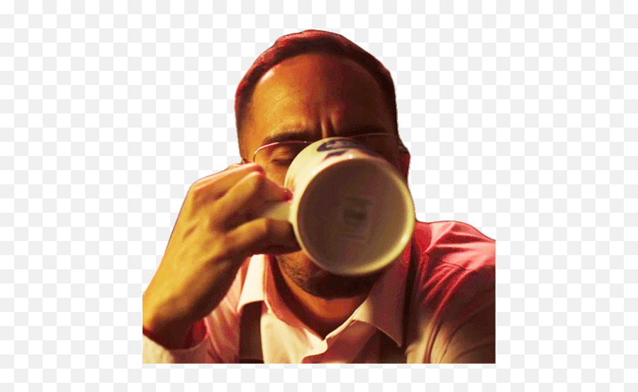 Drinking Coffee Carlos Penavega Sticker - Drinking Coffee Emoji,Hot Drink Emoji