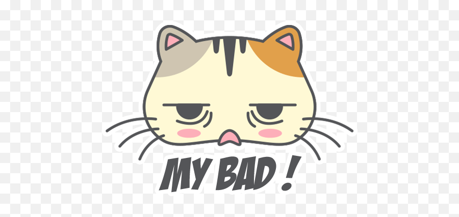 Apology Text By Marcossoft - Sticker Maker For Whatsapp Emoji,Cat Emoji Text Art