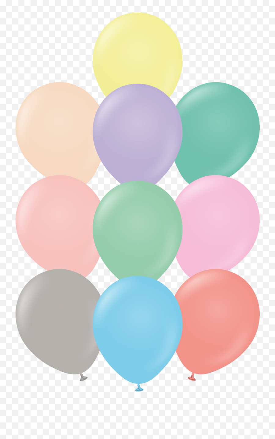 12 Kalisan Latex Balloons Standard Pastel Assortment 50 Emoji,Dancing Girl Ball Emoji