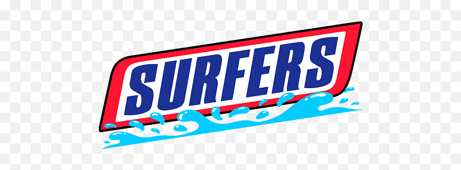 Surfers Logo Parody Greeting Card By Sarcastic P Emoji,; P Emoji