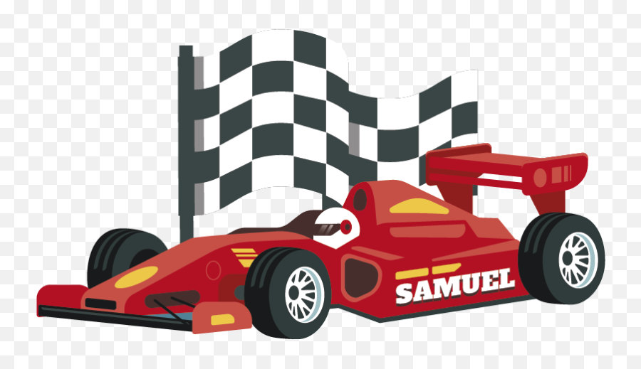 24 Hours Of Le Mans Illustration Wall Art Decal - Happy 4rth Birthday Banner Emoji,Formula 1 Emoji