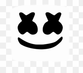 Marshmello Sticker - Vector Marshmello Logo Png Emoji,Marshmello Emoticon