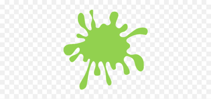 Free Blob Emoji Vectors - Cartoon Green Paint Splatter,Green Blob Emoji