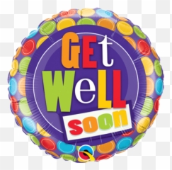 Get Well Balloons U2013 Party Perfect - Dot Emoji,Feel Better Soon Emoticon