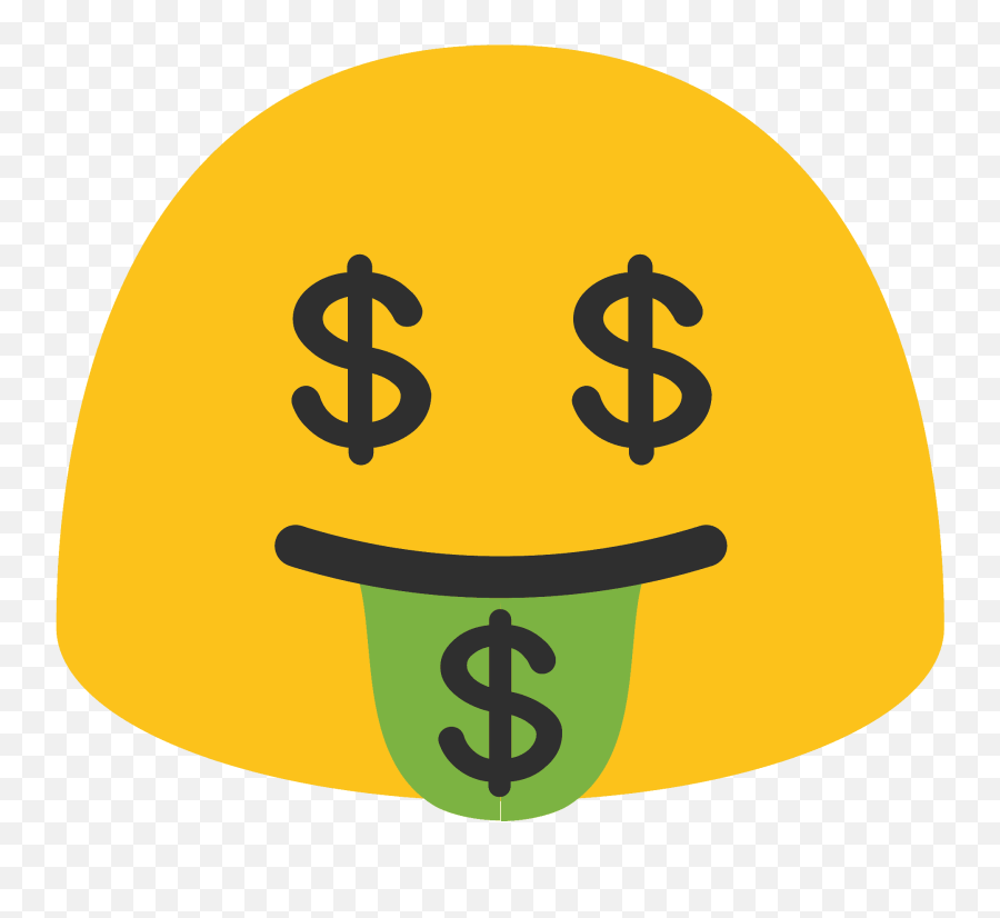 Fileemoji U1f911svg - Wikimedia Commons Android Money Face Emoji,Meaning Behind Each Emoji