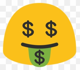 Fileemoji U1f911svg - Wikimedia Commons Android Money Face Emoji,Meaning Behind Each Emoji