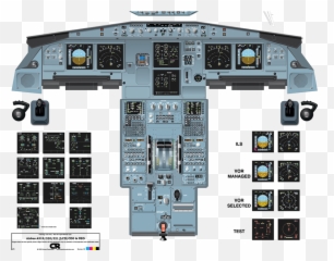 Airbus A320 Cockpit Diagram - High Resolution A320 Cockpit Layout Emoji,Airbus Wednesday Emotion