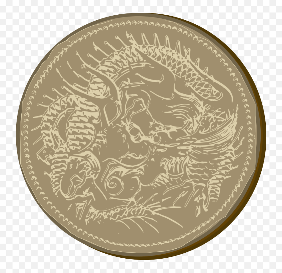 Old Dragon Coin - Old Coin Icon Png Emoji,Old Dragon Emoticon