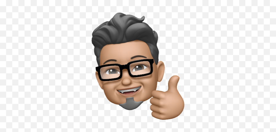 Namchu On Twitter My Emoticon Has More Facial Hair Than I - Sign Language Emoji,Glasses Keyboard Emoticon