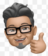 Namchu On Twitter My Emoticon Has More Facial Hair Than I - Sign Language Emoji,Glasses Keyboard Emoticon