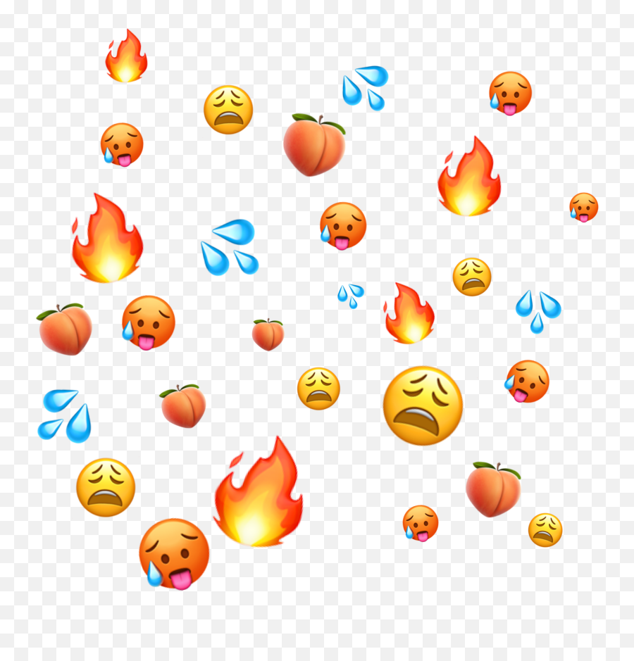 Emoji Emojis Hot Hotemoji Sticker - Dot,Peach Emojis