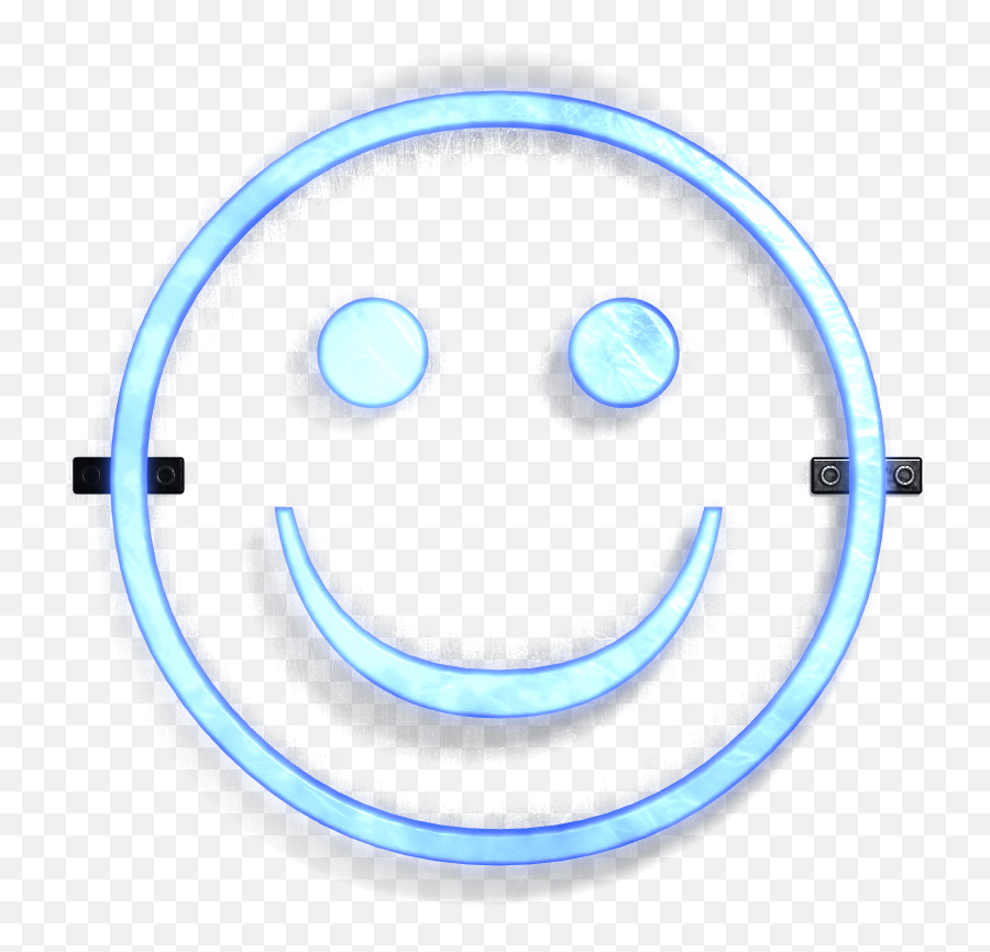 Neon Symbol Happy Face - Happy Emoji,?siley Face Emoticon Text