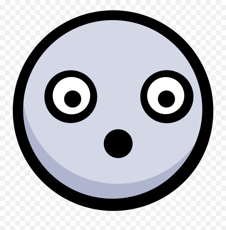 Download Surprised - Circle Png Image With No Background Dot Emoji,Surprised Emoticon Black And White