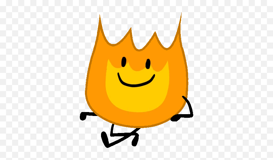 Firey Bfb Sitting Pose - Bfdi Firey Gif 374x446 Png Bfb Firey Pose Emoji,Gendo Pose Emoticon