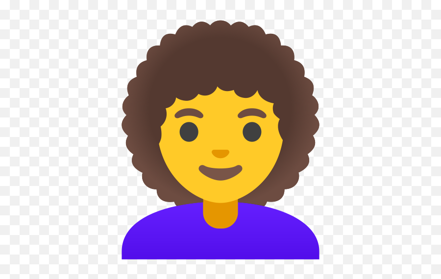U200d Woman Curly Hair Emoji - Design Museum Holon,Adult Emoji Android