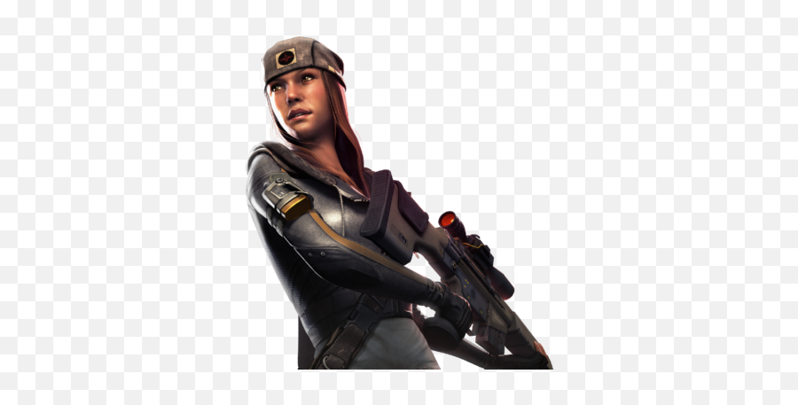 Dirty Bomb Characters Emoji,Girl Pointed By Shotgun Emoticon