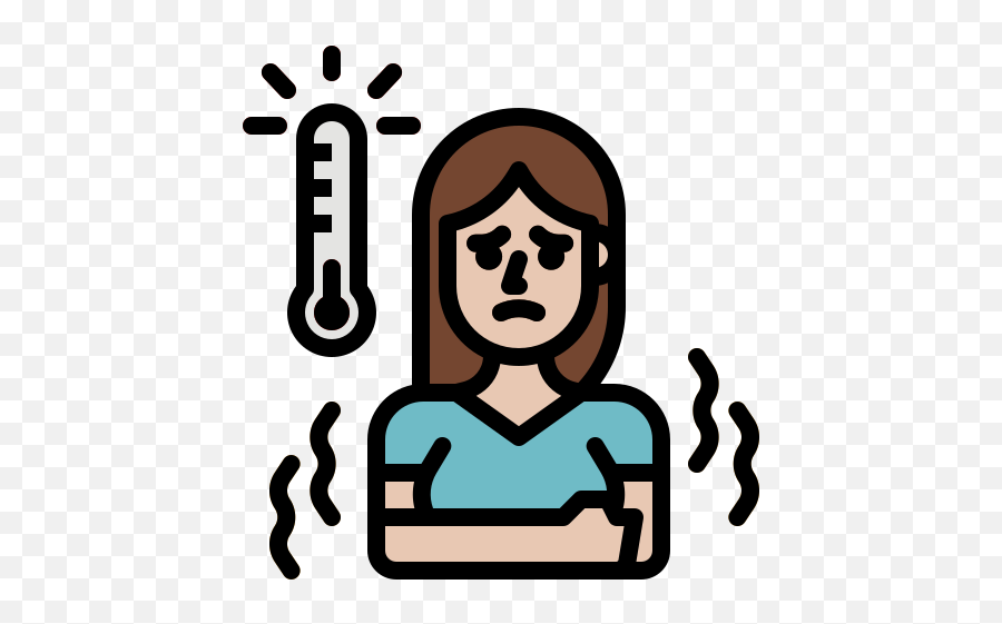 Cold High Sick Fever Temperature Free Icon Of Coronavirus - Corona Symptoms Icon Png Emoji,Fever Or Chills Emoticon