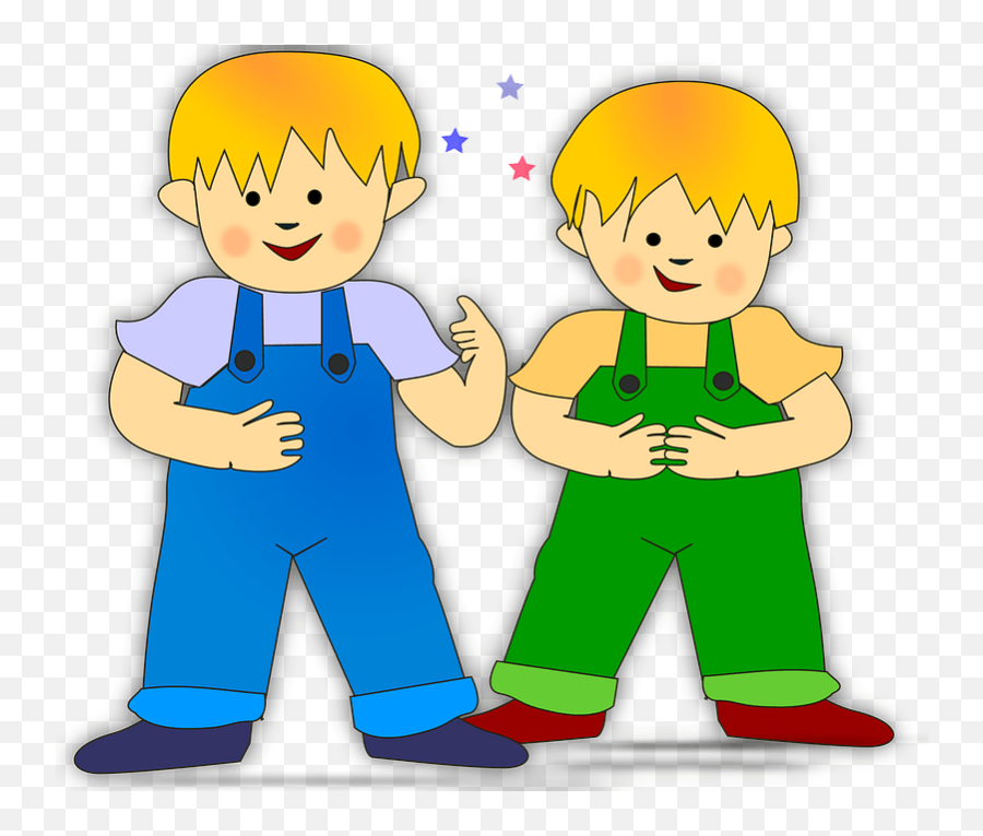 Sweet Kids In Overalls Clipart Free Download Transparent Emoji,Playing Chess Clipart Emoticon