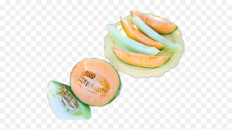 Melons Sticker Challenge - Superfood Emoji,Cantaloupe Emoji