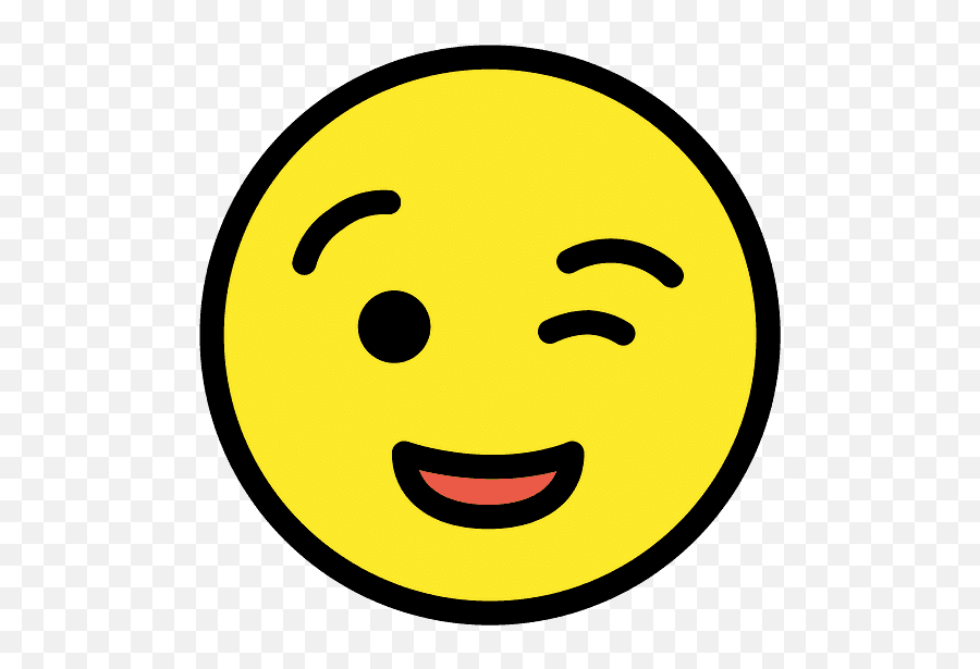 Winking Face Emoji - Meaning,:d Emoji
