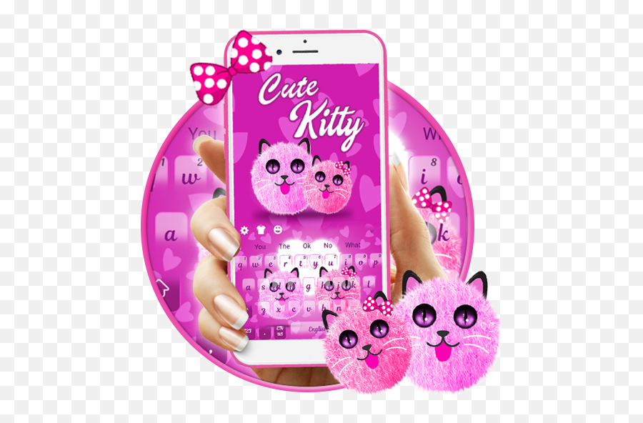 Lovely Kitty Theme Emoji,Hello Kitty Emoticons For Facebook