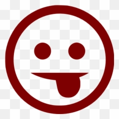Maroon Tongue Icon - Free Maroon Emoticon Icons Emoji,Emoji Smile Tongue