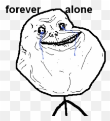 Forever Alone Png Png Image With No - Im Forever Alone Meme Emoji,Forever Alone Emoji