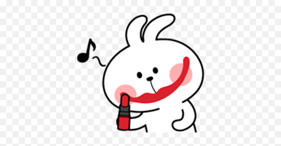 Spoiled Rabbit Telegram - Sticker Store Line Spoiled Rabbit Emoji,Minion Emoticons For Facebook