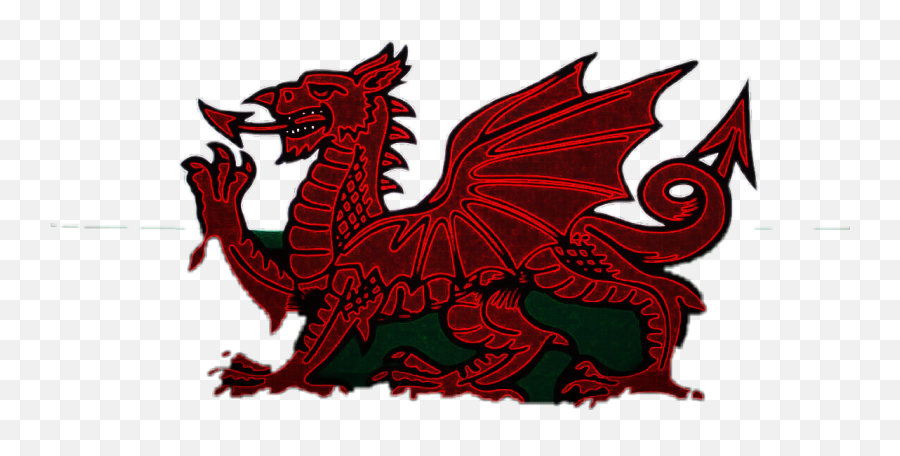 Neon Sticker Welshdragon - Wales Football Emoji,Welsh Dragon Emoji