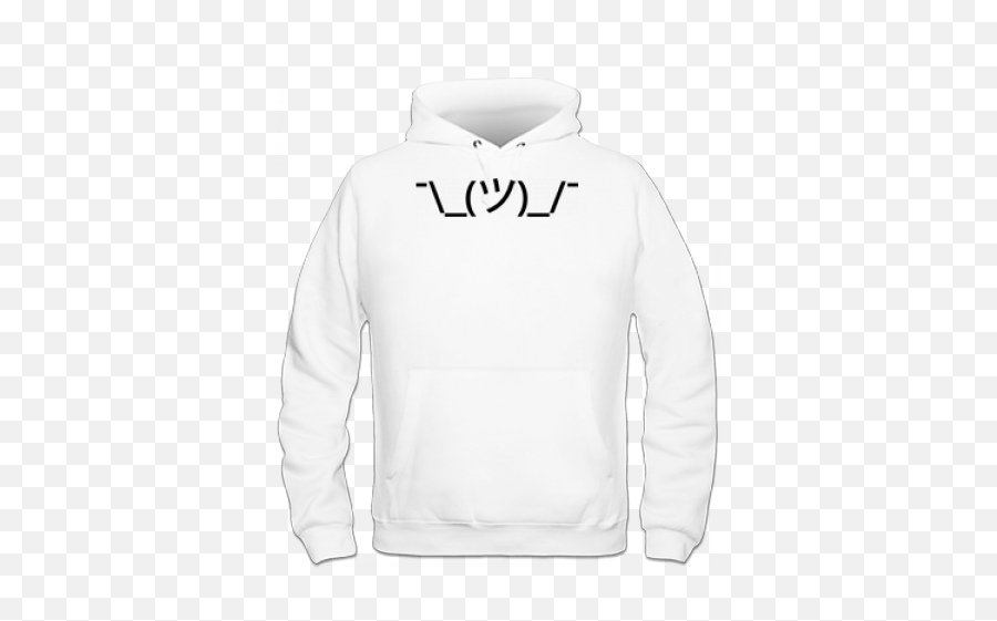 Shrug Emoticon Kapuzenpulli - Long Sleeve Emoji,Shrig Emoticon