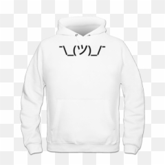 Shrug Emoticon Kapuzenpulli - Long Sleeve Emoji,Shrig Emoticon