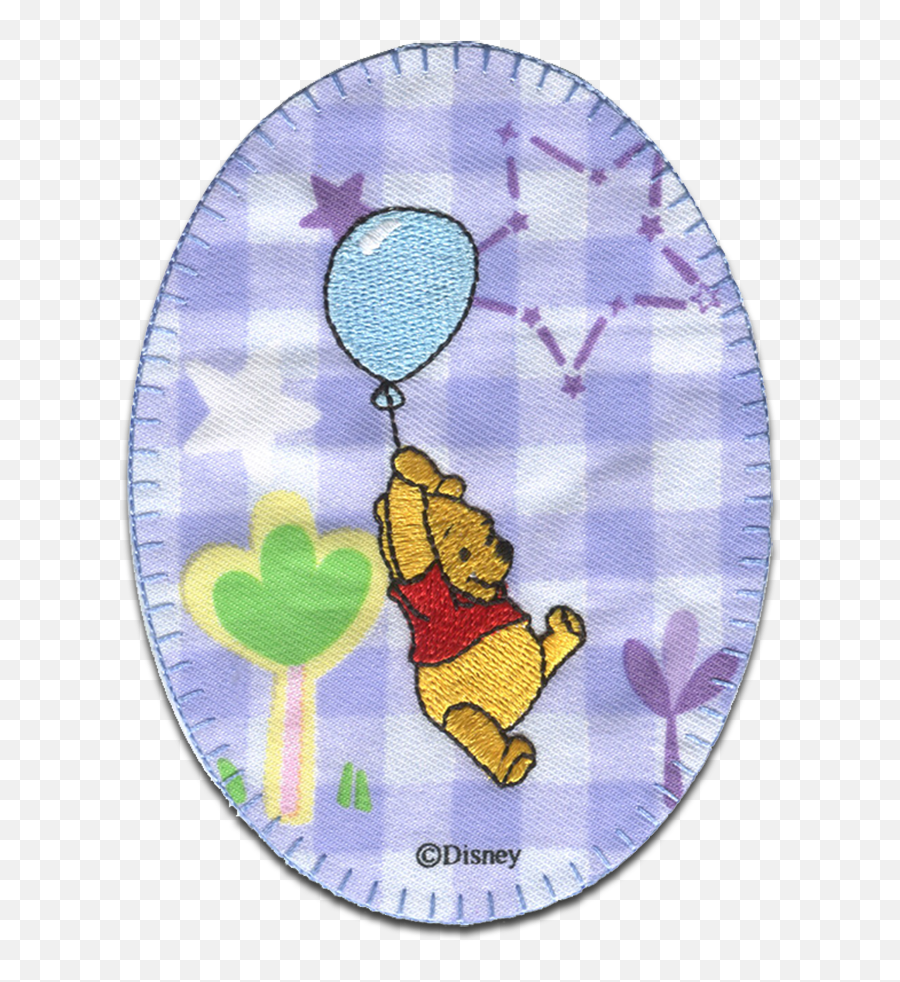 Disney Winnie The Pooh Luftballon Ballon - Iron On Patches Adhesive Emblem Stickers Appliques Size 421 X 315 Inches Catch The Patch Your Emoji,Finding Nemo Emoji Story