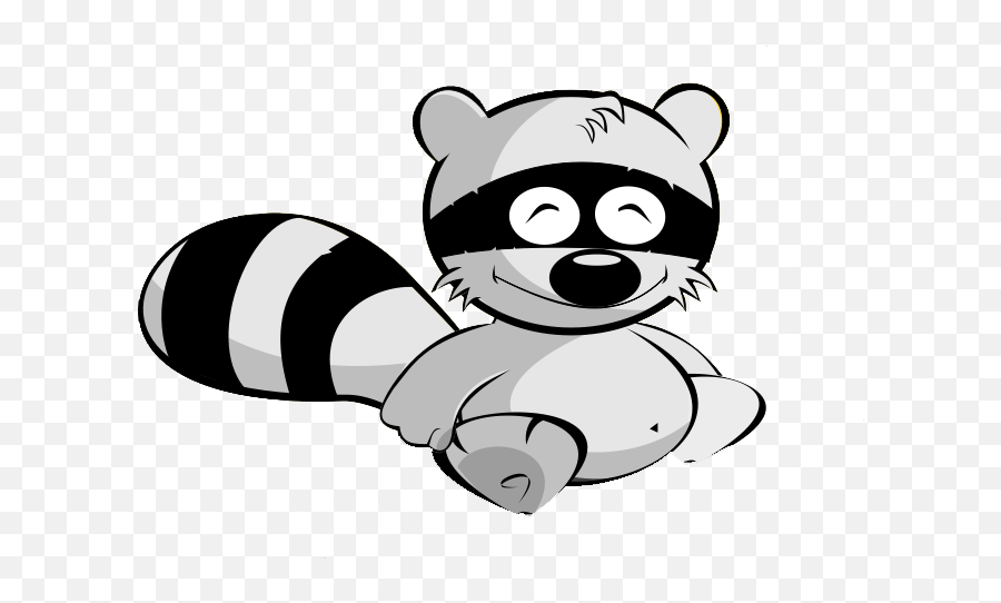 Raccoon Free To Use Clipart - Cartoon Raccoon Transparent Background Emoji,Racoon Emoji