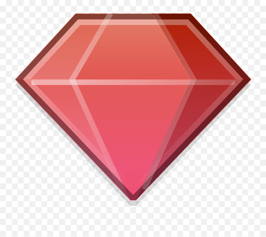 Free Photo Icons Ruby Icon Jewel Emerald Symbol - Max Pixel Transparent Red Diamond Cartoon Emoji,Emotions Of The Ruby