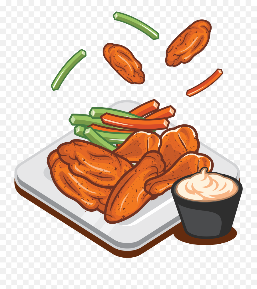 Meat Clipart Chicken Dish Meat Chicken - Cartoon Chicken Wings Clipart Emoji,Chicken Wing Emoji