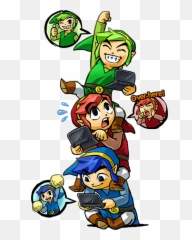 Tri Force Heroes - Legend Of Zelda Triforce Heroes Emoji,Triforce Heroes Pom Pom Emoticon
