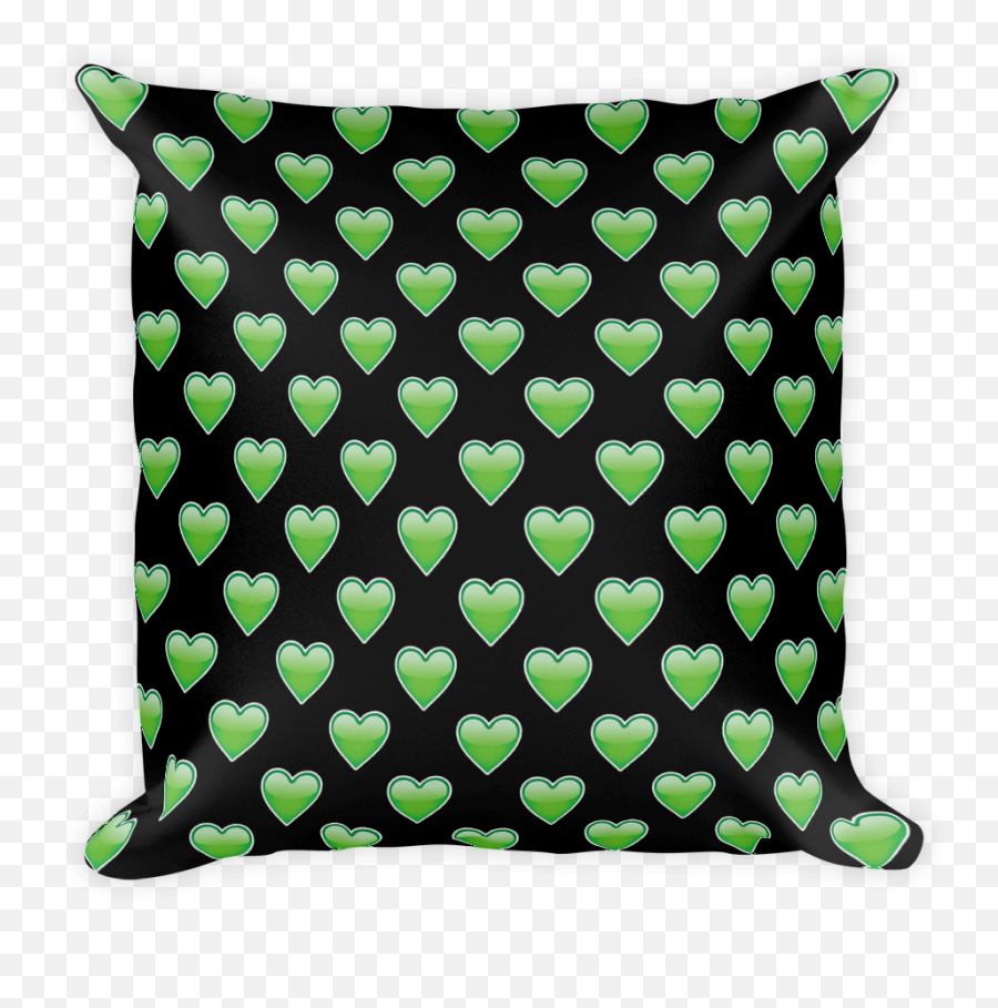 Download Green Heart - Just Emoji Pillow Png Image With No Customized Ps4 Controller Supreme,Green Emoji