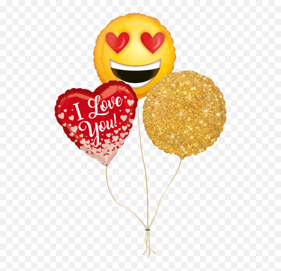 Ballonnen Tros U0027i Love Youu0027 - Corazones San Valentín Love Rojo Emoji,I Love You Emoji