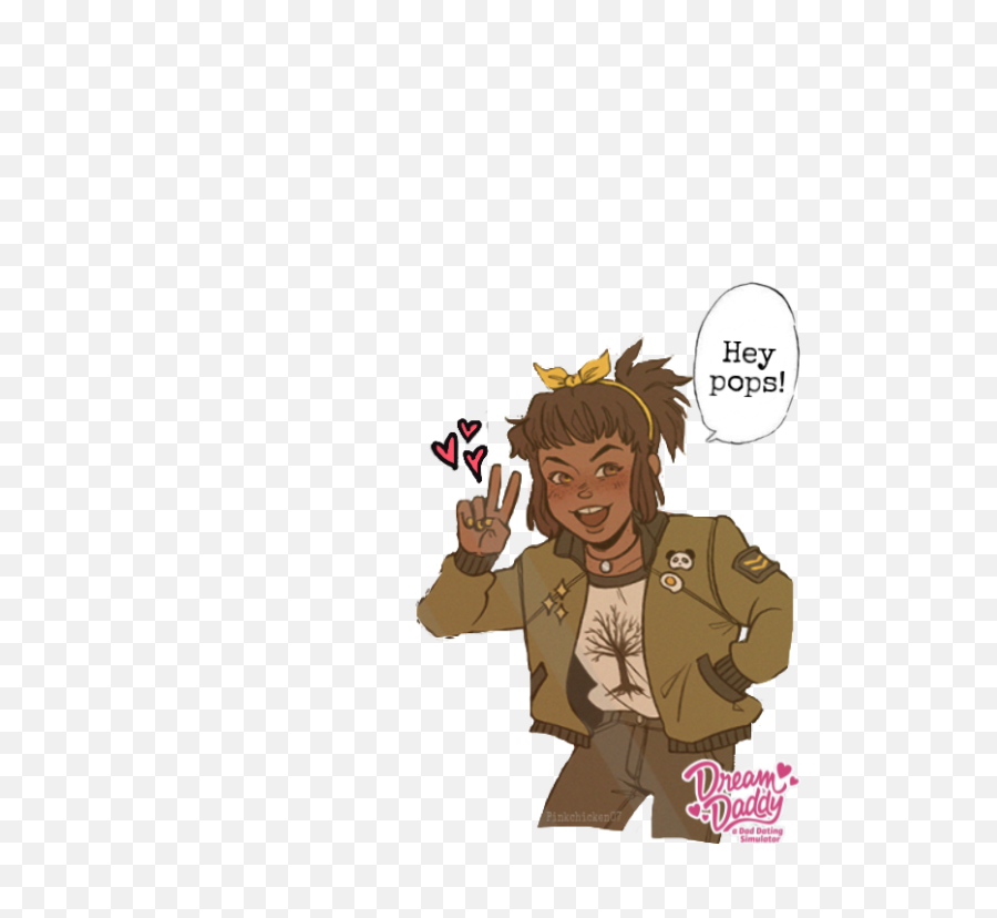 Sticker By - Fictional Character Emoji,Daddy Daughter Emoji Outfit