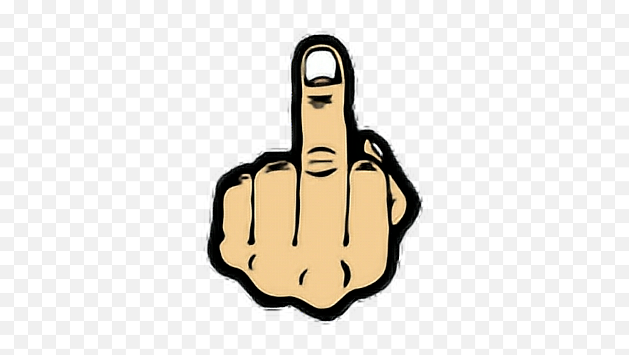 Middle Finger Emoticon - Fuck You Full Size Png Download Flip Off Finger Emoji,Finger Emoji