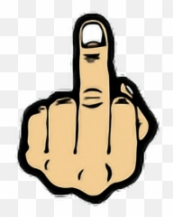 Middle Finger Emoticon - Fuck You Full Size Png Download Flip Off Finger Emoji,Finger Emoji