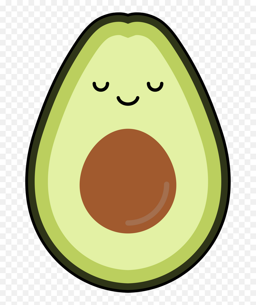 Avocado Sticker - Happy Emoji,Iphone Emojis Nachos