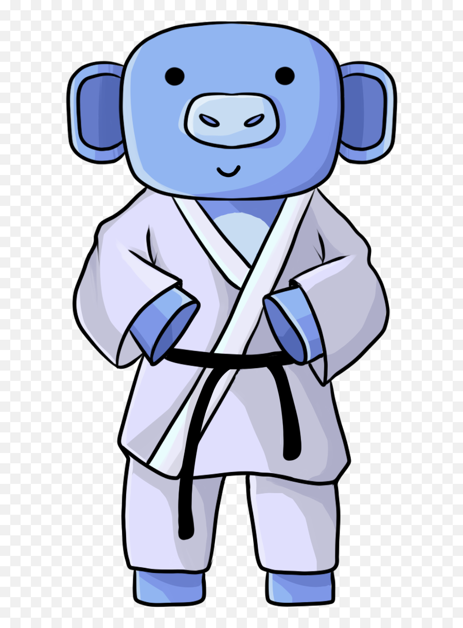 A Little Karate Inspired Wumpus I Drew - Teespring Com Store Wumpus Emoji,Phone Freindly Sign Emojis